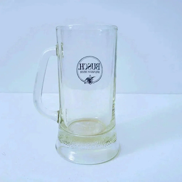 Anheuser Busch Bavarian Beer Stein Glass Mug Vintage 6 1/4" x 2 3/4" - Picture 2 of 4